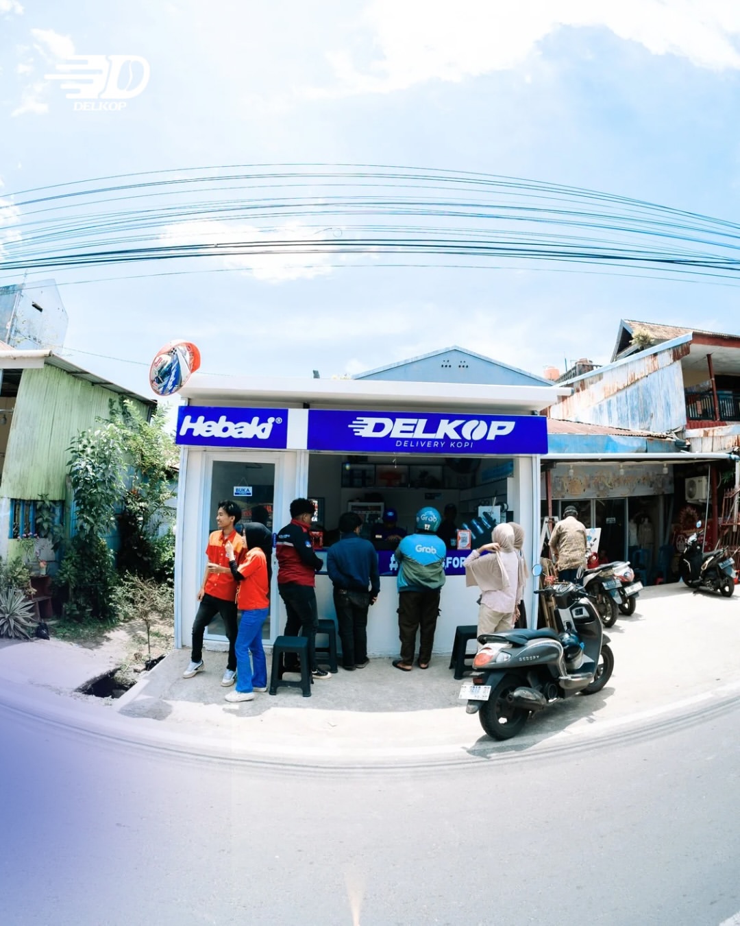 Pagi ketemu pagi Delivery kopi selalu setia menemani di setiap aktivitas mu